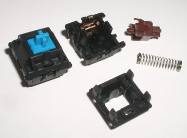 Ein zerlegter Cherry MX Schalter