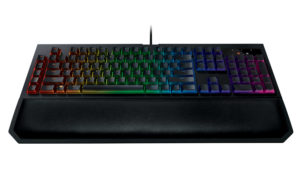 Razer BlackWidow Chroma with Wrist Rest Front