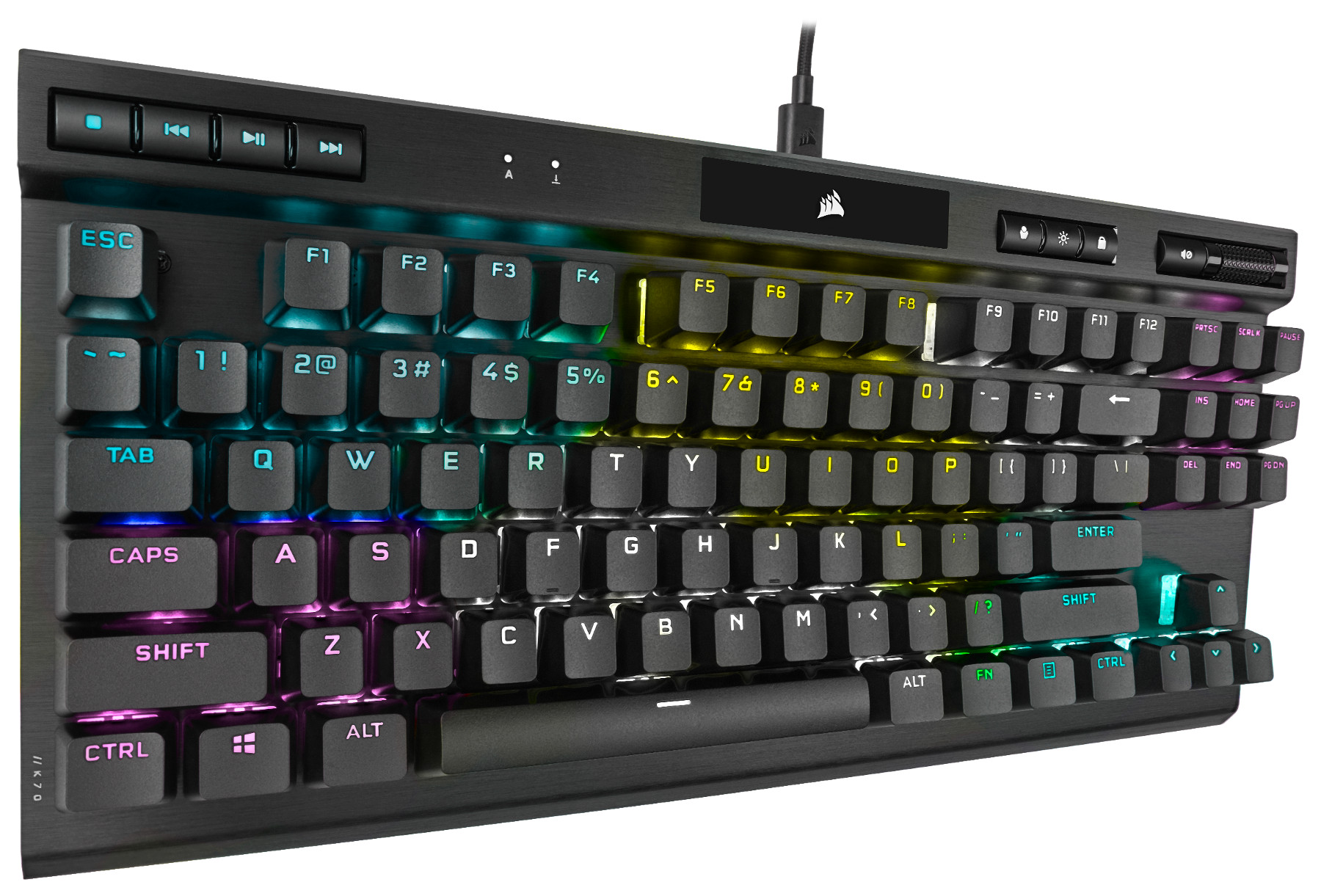 Test Corsair K70 RGB TKL : le nec plus ultra en format tenkeyless ?