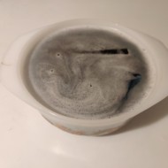 Leave the keycaps in there for a few hours. Let them soak