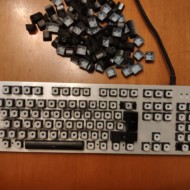 Big keys might have extra stabilizers - be extra careful there. Big keys