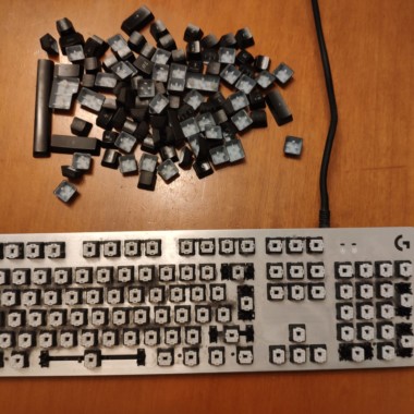 Keycaps removed