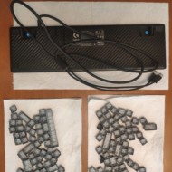 Die Tastatur und die Tastenkappen trocknen lassen Trocknen lassen